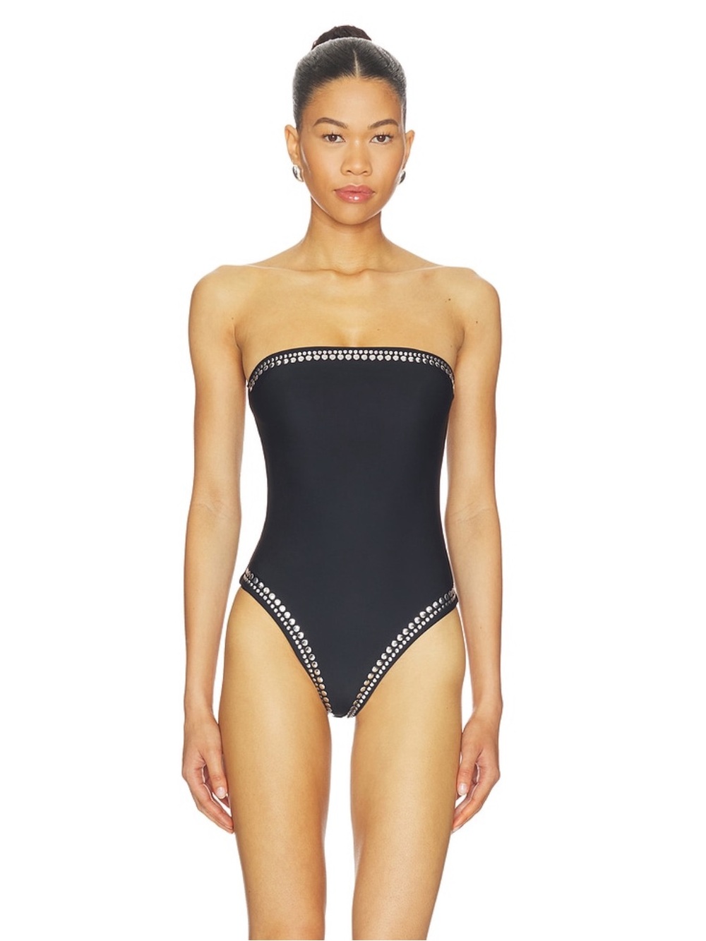 NWOT superdown Hayden Studded One Piece in Black size small